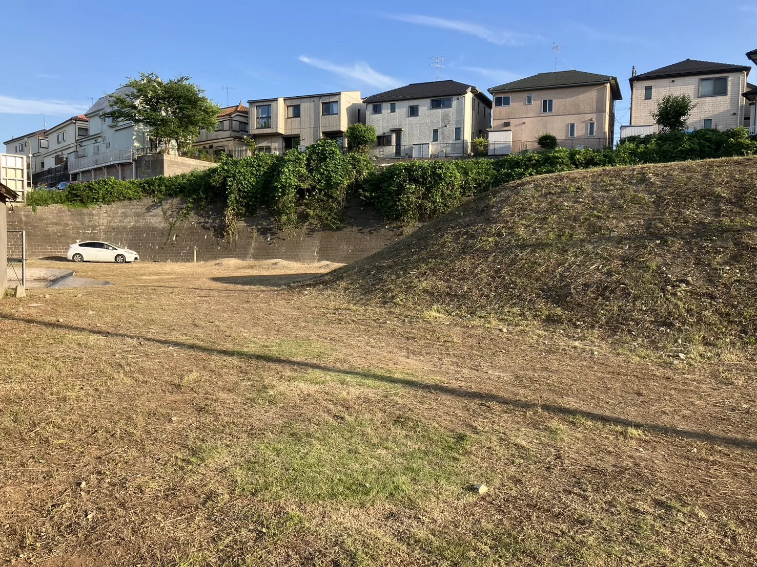 柏市｜店舗敷地・草刈り作業の施工写真 2